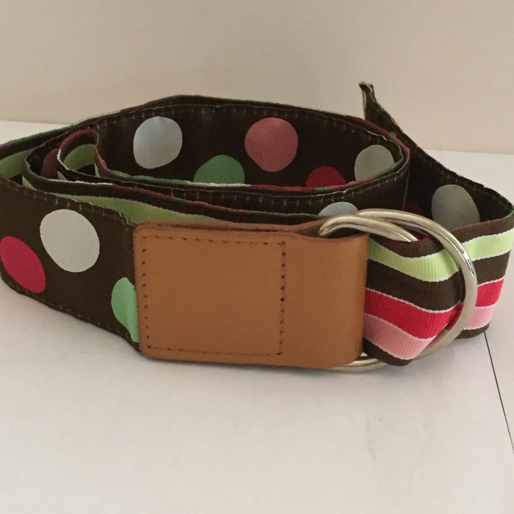 Talbots reversable cloth belt